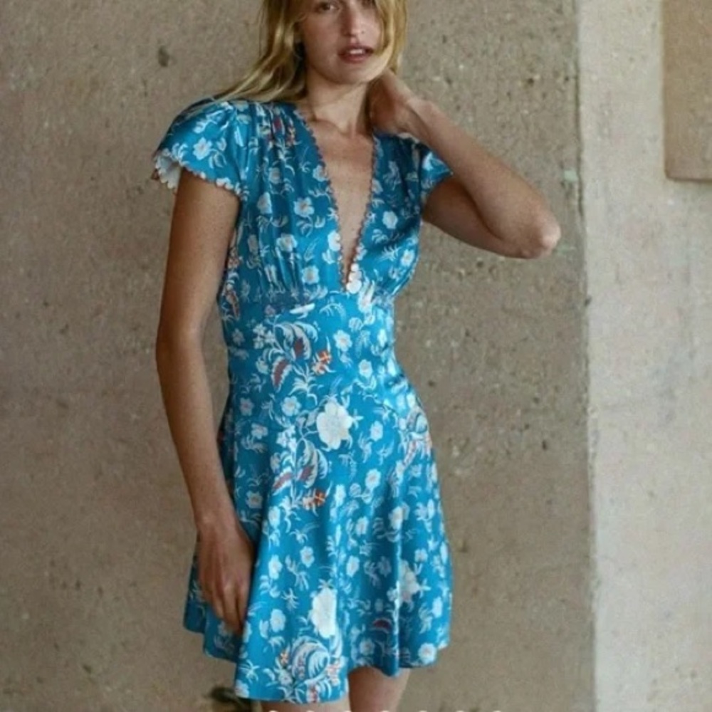 Doen Dianne Dress in Azure XS